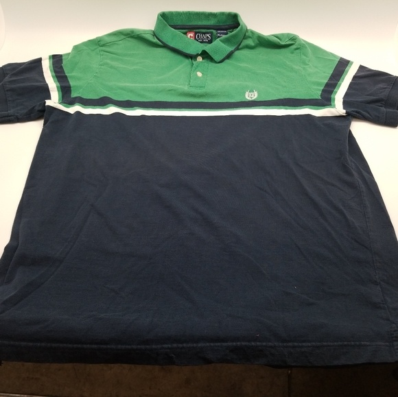 Chaps Other - Vintage Chaps Ralph Lauren XL Blue & Green Polo
